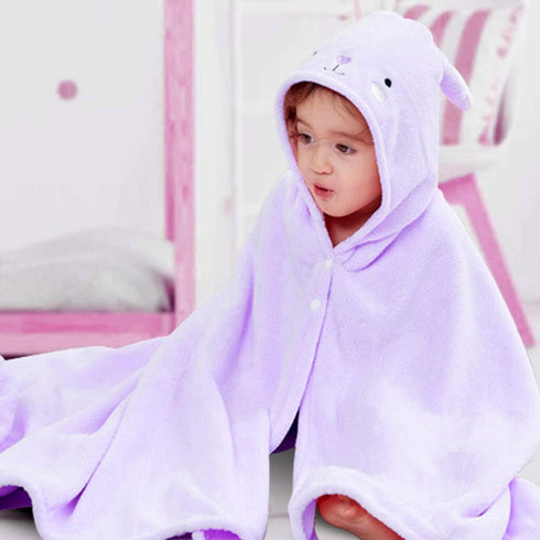 27.5" 55" ROMASA Toddler Hooded Bath Towel Ultra Soft Towel Highly Absorbent Bathrobe Blanket for Boys Girls- x