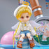 Angel Suit Demon Suit for Ob11, GSC, YMY, BODY9, Molly, 1/12 BJD Doll Clothes Accessories (White)