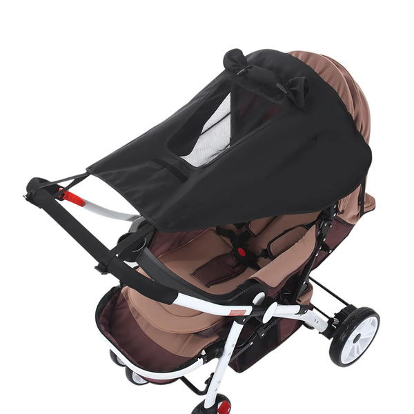 Baby Stroller Sun Shade, Universal Blackout Cover with Breathable Shield, Easy Installation Sun Rain Shade