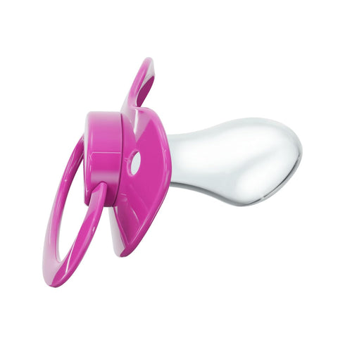 Rearz 10 Pacifier Addict - Fixx - Jumbo Functional Adult XXL Silicone Pacifier - Size - Raspberry