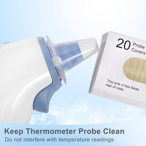 Ear Thermometer Covers for All Braun Thermometer Models, Disposable Digital Ear Thermometers Lens Filters Refill Caps, 100 Count
