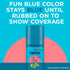 50, 2.5 Oz Coppertone Kids Roll On Sunscreen Lotion SPF Tear Free Kids Sunscreen with Blue Color and Zinc Oxide Sun