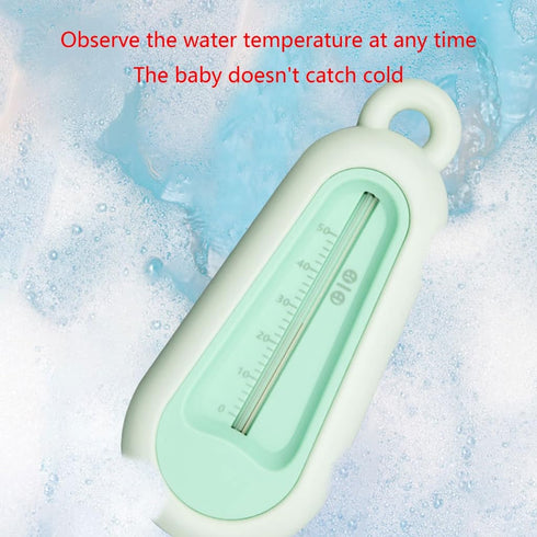 Zaviftie Water Temperature Meter Bath Bathtub for Newborn Infant Toddlers Baby Care Accessories ABS Temp Test (Grass