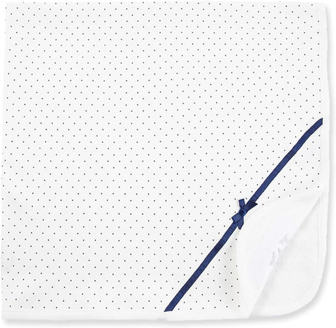 Little Me Baby Girls' Swaddling Receiving Blanket, Ivory Rosebud, One Size by Little Me