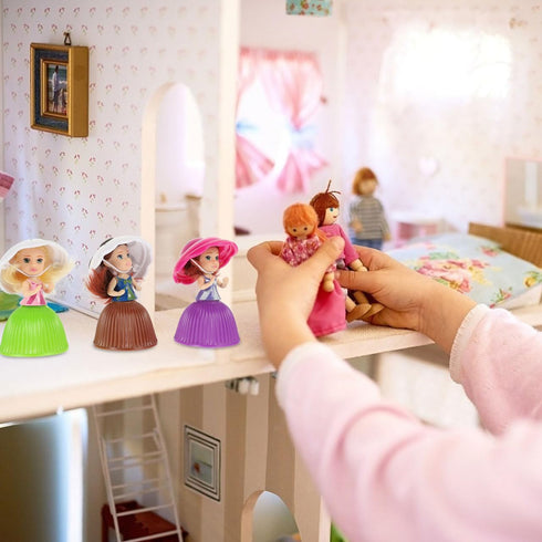3pcs Cupcake Princess Doll Magic Toys for Baby Girls in Random Color