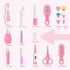 Set 20 1) Baby Grooming Kit, Infant Safety Care with Hair Brush Comb Nail Clipper Nasal Aspirator,Baby Essentials Kit