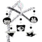 Montessori Baby Crib Mobile High Contrast Mobile for Crib, Black and White