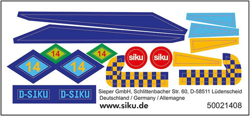 Siku 1101 Sports Aircraft Toy - Metal/Plastic Model