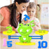 miYou STEM Math Toy - Educational Balance Game and Counting Frog Set for School Kids Ages 3-7