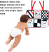 Tummy Baby Mirror, Crib or Car or Floor, Reversible Mirror for Baby, Great Time Toy, High Contrast Toy, Easy to Attach