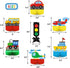 Transportation Birthday Decoration Honeycomb Centerpieces for School Bus, Car, Train, Plane, Ship, Helicopter Table