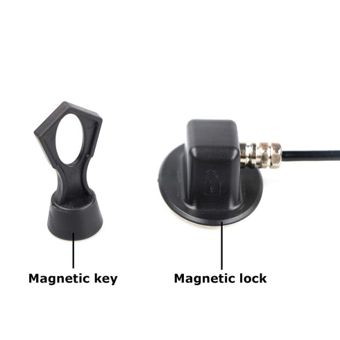 2 Pack Refrigerator Lock with Magnetic, Child Safety Locks for Fridge Freezer Door, Convenient, Black