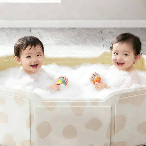 Generic Shower,75x45cm Kid Bathtub for Portable Space-Saving - Foldable Bath Tub with Drainage - for Boys Girls Pets
