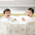 Generic Shower,75x45cm Kid Bathtub for Portable Space-Saving - Foldable Bath Tub with Drainage - for Boys Girls Pets