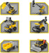 6 in 1 Children Crane Toy Building Blocks, 142 Pcs Construction Truck Toys for 4+ Years Boys Gift Idea