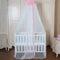 Joylife Baby Net Baby Toddler Bed Crib Dome Canopy Netting (Pink)