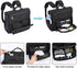 Clearworld Diaper Bag Backpack, Quilted Travel Diaper Bags for Baby Girl & Boy, Waterproof Stylish, Black