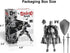 Osmanthus bloom T13,Dummy 13 Medieval Action Figures,Knight Armor Action Figure,Multi-Jointed Movable Robot Mannequin