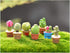 7 in 1 Dollhouse Decoration Plant Pots Miniature Green Potted Miniature Bonsai Model Dollhouse Accessories Decor,1 12 Scale Doll House Miniature Plant Model (7 dersert plants bots)