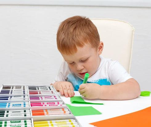 Rarlan pack, 12 240 Count Washable Markers Bulk, Markers for Kids, Bulk Colors