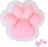 JIACAI 1pcs White Squishy Cat Paw Squishy Toy,5 Inches Big FuFu cat Squeeze
