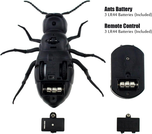Tipmant RC Car Vehicle Remote Control Ants Electric Insect Kids Toy for Birthday Christmas