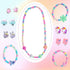 LUKBERA 24Pcs Set Easter Eggs with Jewelry Toys, Different Designs of Bracelets Necklaces Earrings,Suprise Easter Eggs