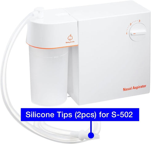 Silicone Tips (2pcs) for BabySmile Nasal Aspirator - Models S-504, S-503, S-502, S-303