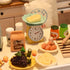 1:12 iLAND Miniature Dollhouse Accessories on Scale, Dollhouse Kitchen Accessories of Mini Blender & Kitchen Scale
