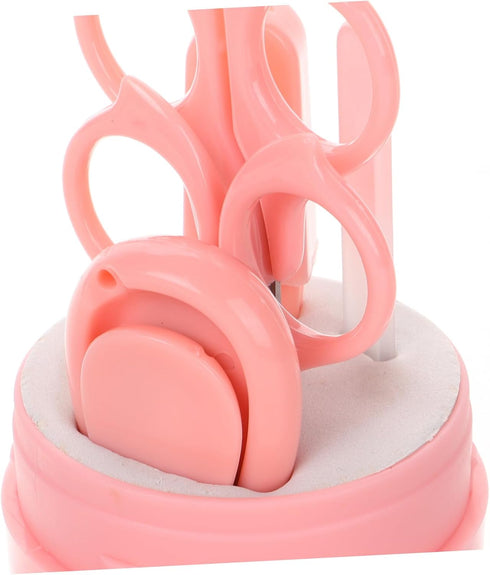 SECFOU Nail Kit Cute Case Grooming for Newborns and Toddlers Includes Nail Clippers Scissors and Tweezers Safe