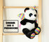 Pandacorn Cute Panda Bear Stuffed Animal - Plush Unicorn Teddy Toy with Rainbow Wings for Kids