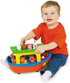 9 Kiddieland Toys Limited Noahs Ark Shape Sorter Toy, Musical Piano Sounds, Animal Figures, Free-Wheeling Push-Along