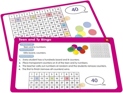 Junior Learning 50 100s Board Activities for Educational Fun