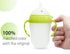 Comotomo Baby Bottle Handles, Pack of 2, Green, Compatible with 5 Ounce & 8 Ounce Silicone Baby Bottles