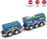 Z MAYABBO Battery Operated Locomotive Trains for Wooden Tracks, Powerful Engine Toy Train Vehicle for Railway Track