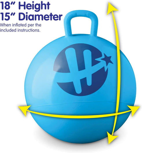 Hedstom Bluey Hopper Ball - Jumping Ball for Kids, 15 Inch (55-7553)
