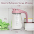 Momcozy Breast Milk Pitcher, Resistant to Heat and Cold Abrupt Temp Swings, No Leak Breast Milk Fridge Storage