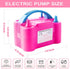 Electric Balloon Pump, 110V-120V Portable Dual Nozzle Blower with Balloons, Tying Tools for Party Decorations