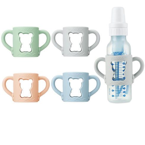 PandaEar 4 Pack Silicone Baby Bottle Handles Compatible with Dr Brown 8