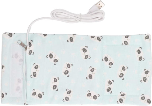 Portable Panda Design USB Baby Bottle Warmer Bag - Ideal for Travel