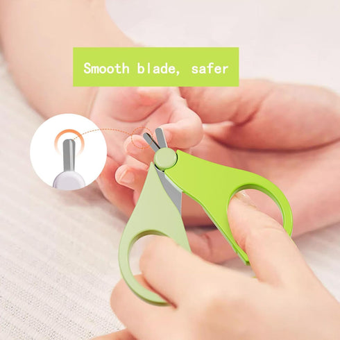 Wentwos Trimmer, 4-in-1 Baby Nail Baby Nail Clippers Kit,Nail File & Tweezers, Baby Manicure Kit for Newborn, Infant