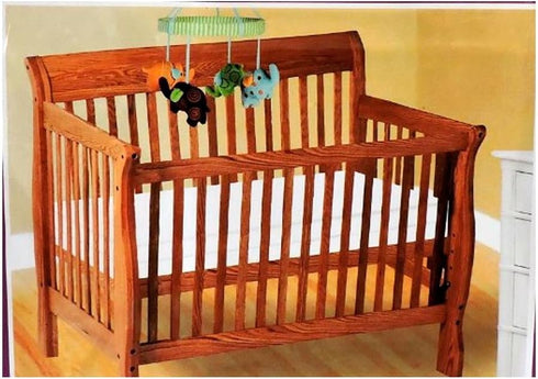 28" 52" Deluxe Vinyl Zippered Crib Mattress Cover Full Encasement x Standard Size Waterproof White