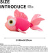 CHELEI2019 13.8" Goldfish Plush - Soft Cute Fish Pillow Toy Gift for Girls, Pink