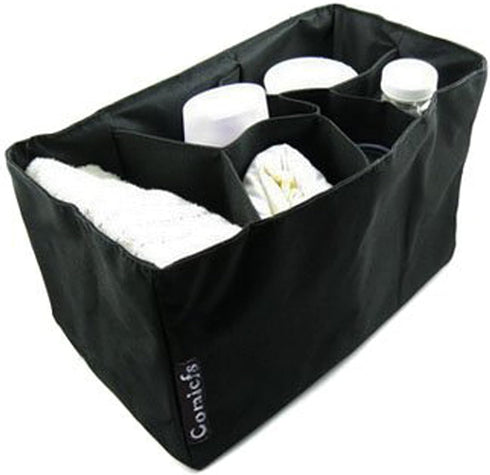 Comicfs Baby Diaper Bag Insert Organizer, Black, Dimensions: 12 X 6.4 X 8 Inch
