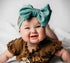 KIDOCHEESE Hairband - Soft Nylon Hairbands with Bows for Baby Girl, 5 Count, Adjustable Size, Perfect for Occasions