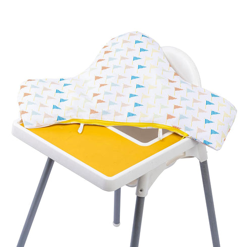 Inflatable Supporting Cushion for IKEA Antilop High Chair, Baby High Chair Cushion, Polyester Fabric Cover