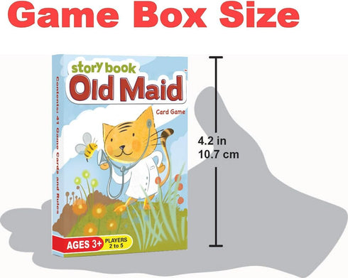 Story Book Old Maid Card Game for Kids Age 3 & Up - Fun Original Family Classic, Easy to Learn