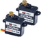 GOTECK 2PCS 2g Mini Servo, Micro Full Metal Gear Digital Servo,for RC