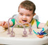 High Chair Toys with Suction Cups - Food Grade Silicone Teething Toy for Kids 6-18 Months, Perfect for Travel