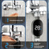 Generic 0-99c Shower Temperature Meter Thermometer High-Precision Led Display for Safe Comfortable Bathing Black